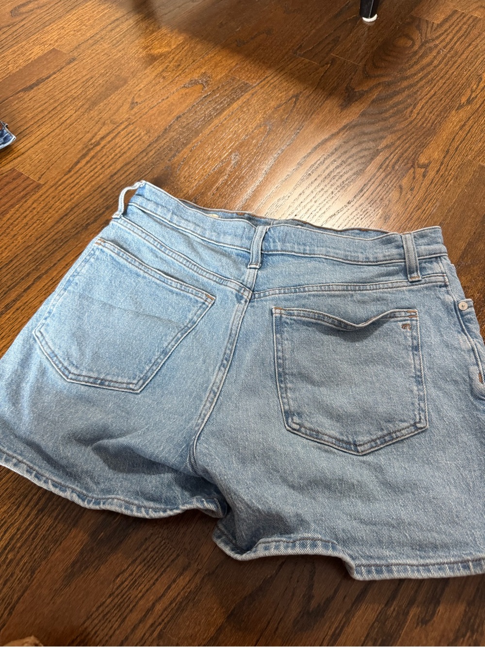 Madewell High-Waist Light Blue Denim Jean Shorts for Women